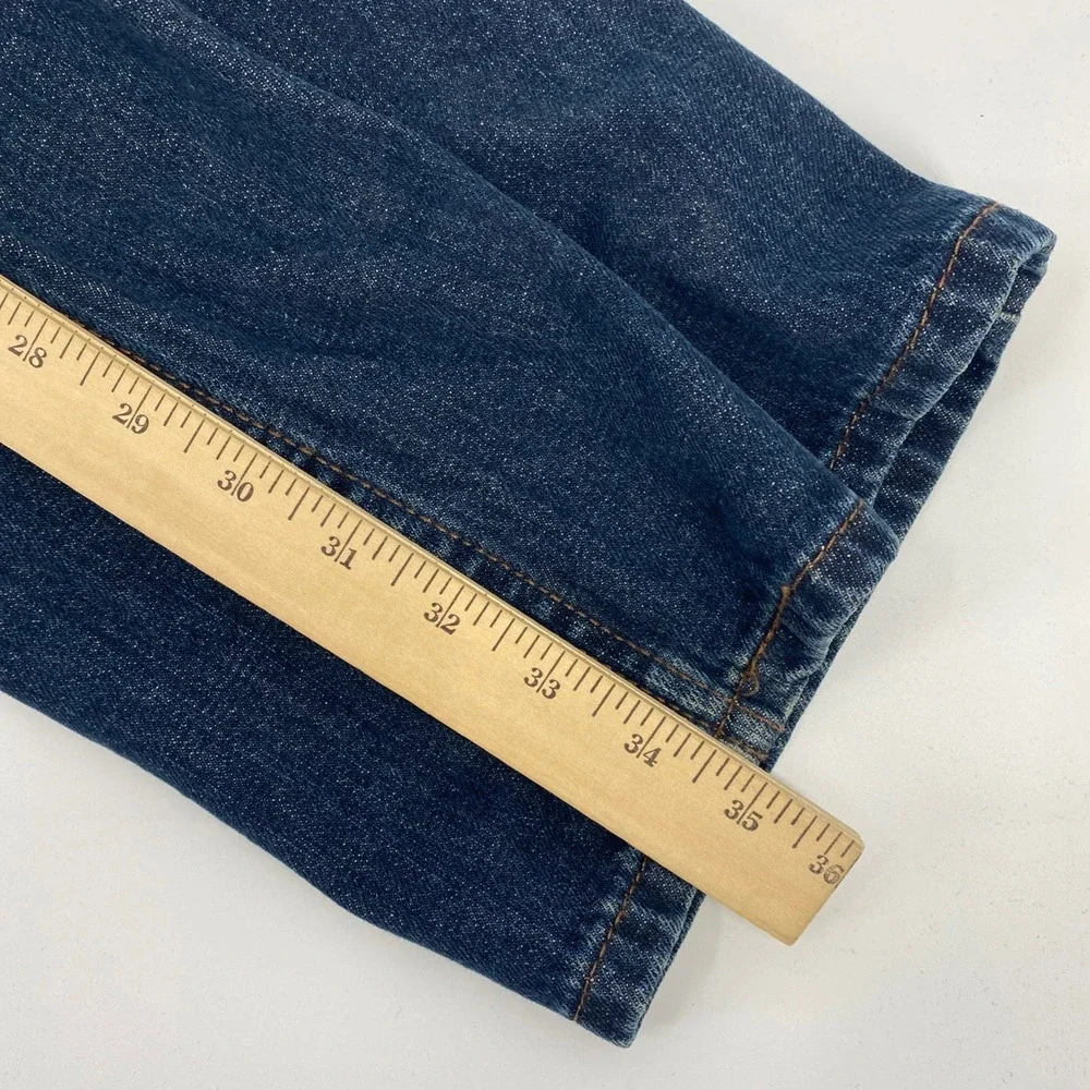 NEW Levi's 527 Slim Bootcut Jeans Mens 36x36 Fits 37x35 Blue Western Cowboy